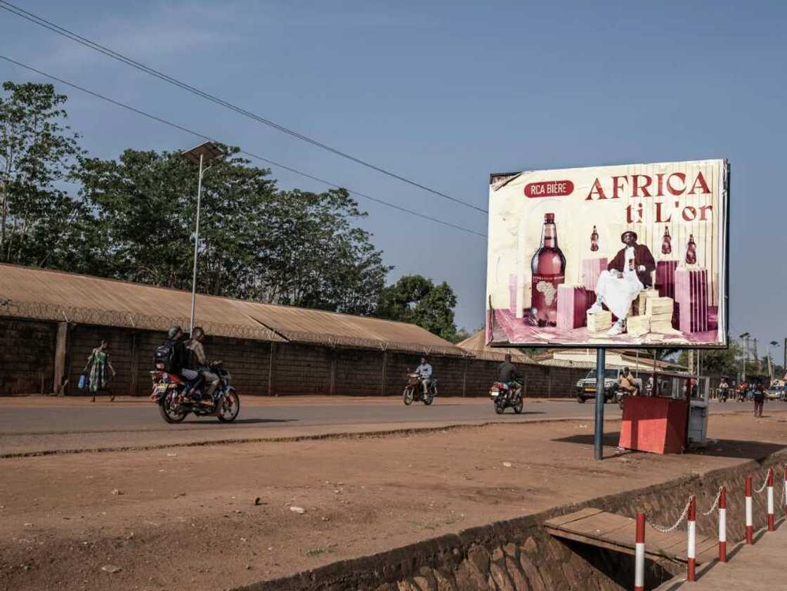 Africa Ti L'Or, a rival beer linked to a Russian cultural attache in the Central African Republic, has begun appearing in Bangui bars Africa Ti L'Or, a rival beer linked to a Russian cultural attache in the Central African Republic, has begun appearing in Bangui bars