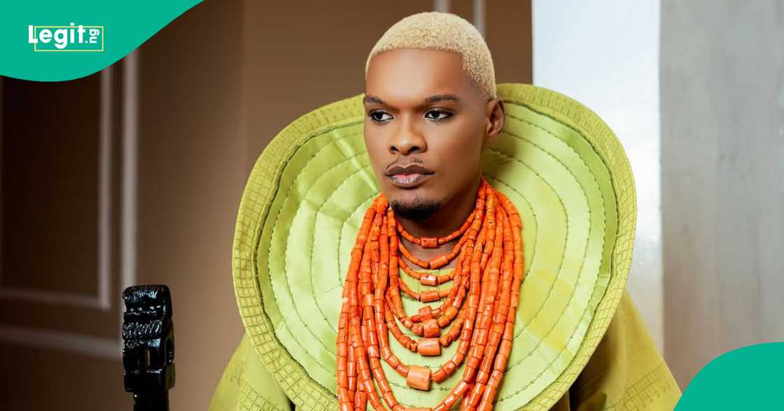 Ghanaian model attends 2025 AMVCA with pictures of late Nollywood stars on his outfit. Ghanaian model attends 2025 AMVCA with pictures of late Nollywood stars on his outfit.