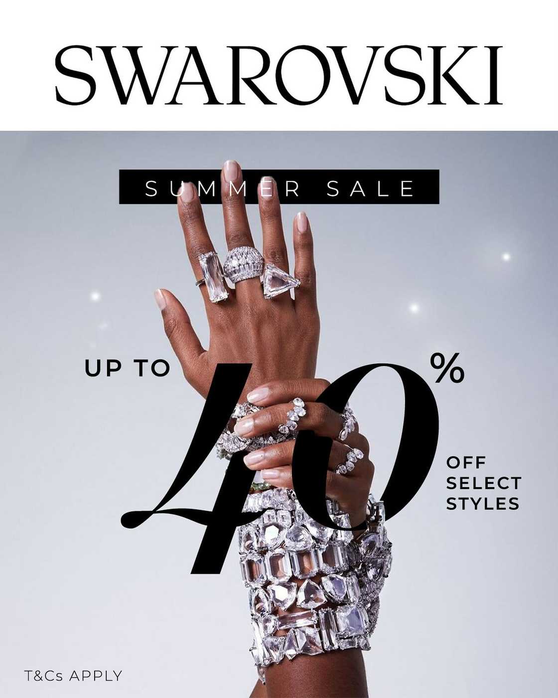 Swarovski Nigeria Launches Exclusive Summer Sale: Up to 40% Off All Crystal Jewellery