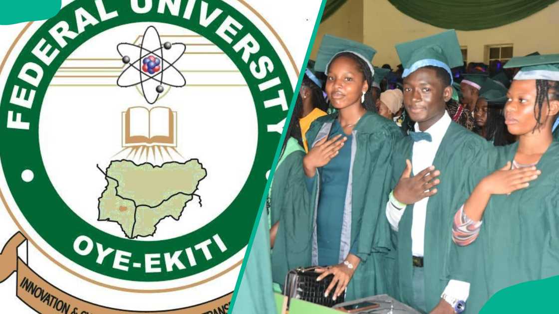 FUOYE logo and graduates FUOYE logo and graduates