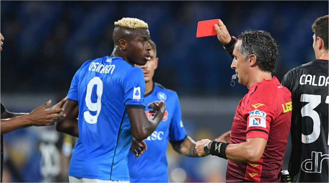 Napoli of Italy Manager Luciano Spalletti Warns Osimhen Following First Serie a Red Card Napoli of Italy Manager Luciano Spalletti Warns Osimhen Following First Serie a Red Card