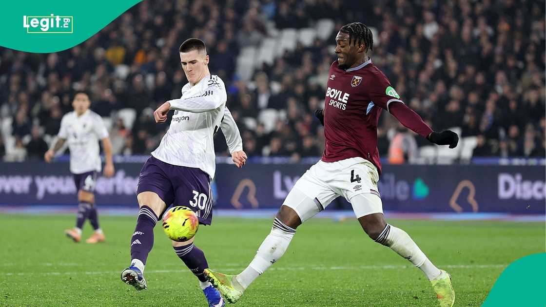 Benjamin Sesko, Manchester United, West Ham, Premier League, Football, London.