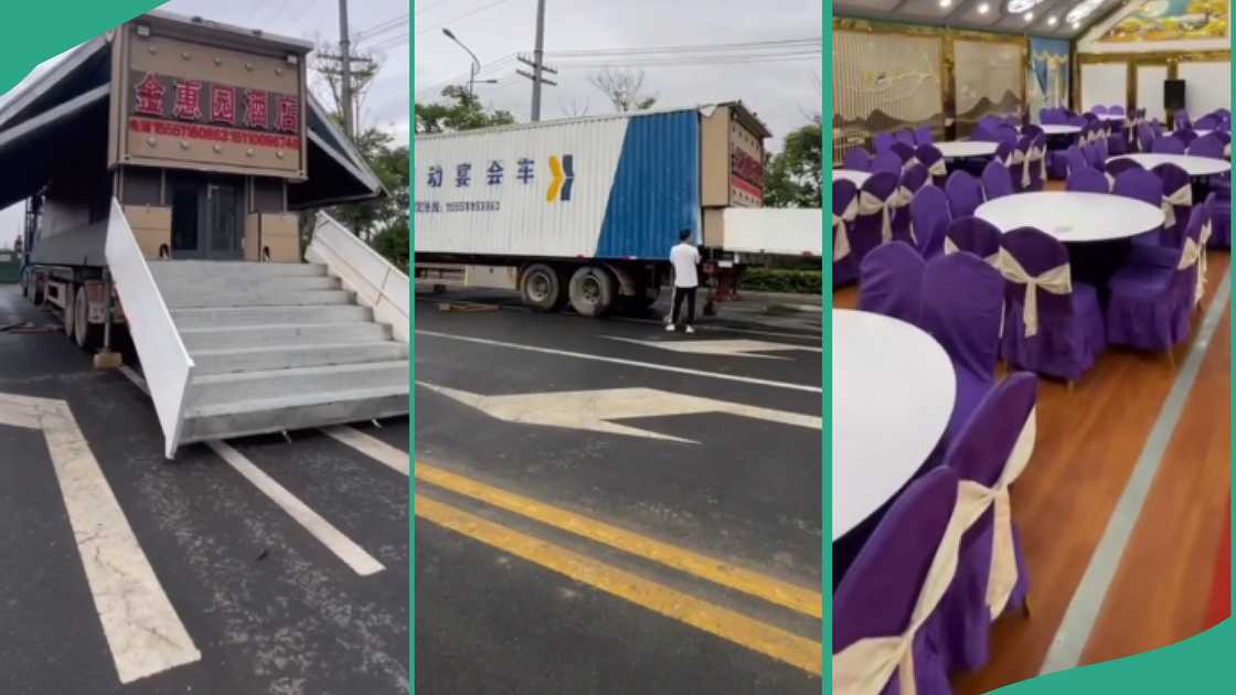Video of foldable wedding hall goes viral online Video of foldable wedding hall goes viral online