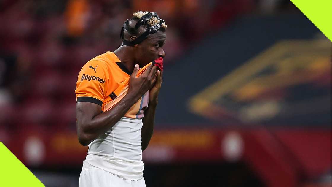 Victor Osimhen in action for Galatasaray Victor Osimhen in action for Galatasaray