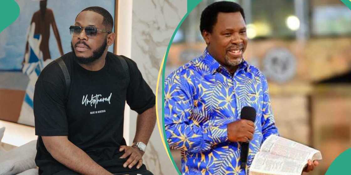 BBNaija star Frodd defends TB Joshua