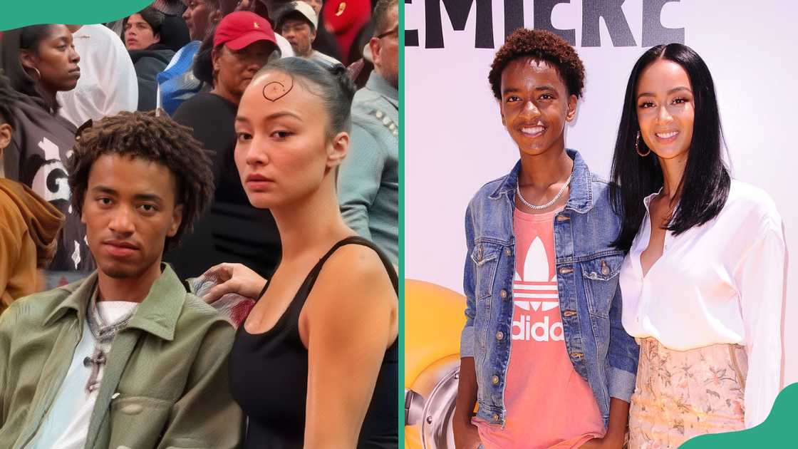 Kniko Howard and Draya Michelle posing for photos