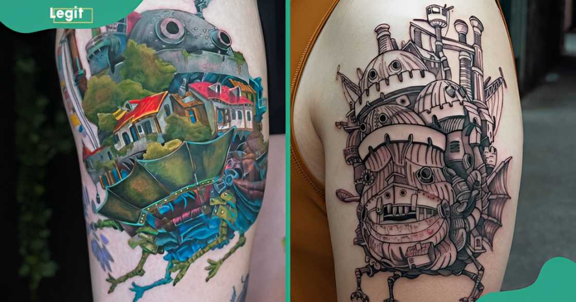 Howl's Moving Castle tattoo