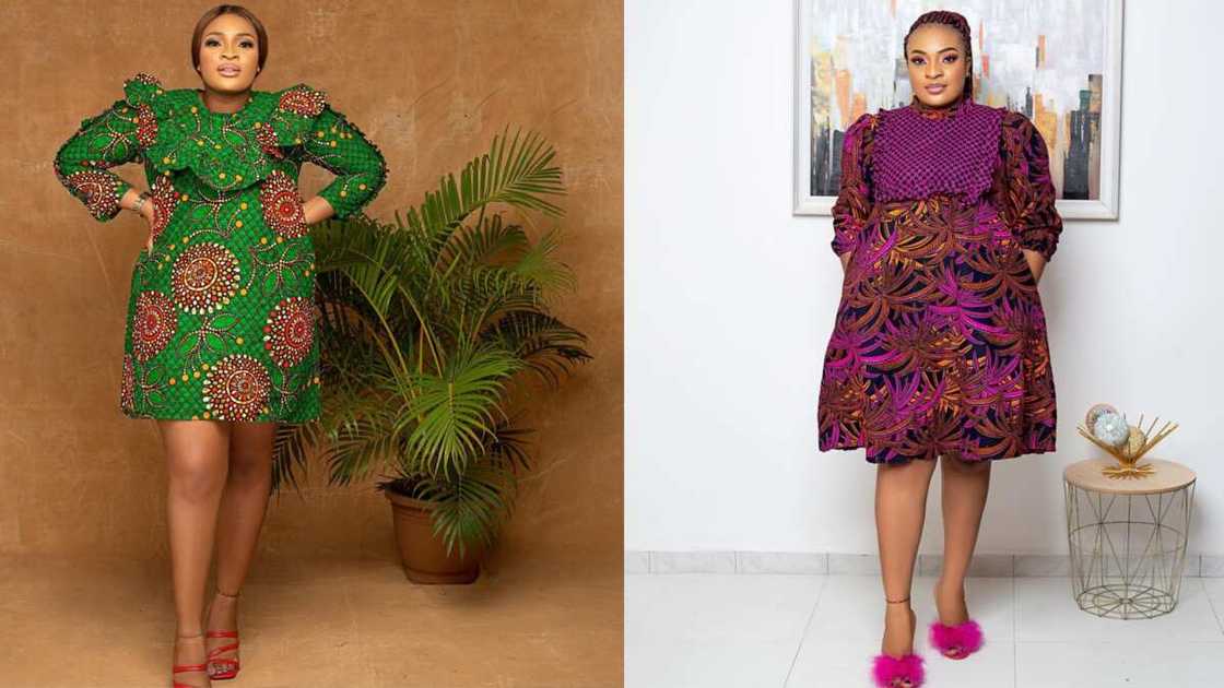 Ankara top-dress designs