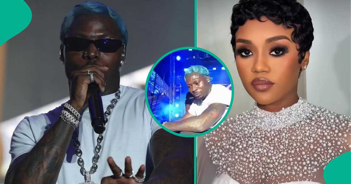 Nigerian singer Asake performs at Afro Future 2025 with new hairstyle. Nigerian singer Asake performs at Afro Future 2025 with new hairstyle.