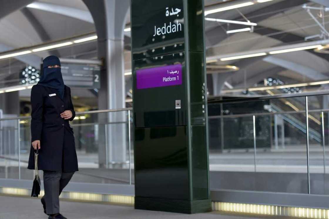 Train driver Tharaa Ali says many of her passengers thank her for a safe journey Train driver Tharaa Ali says many of her passengers thank her for a safe journey