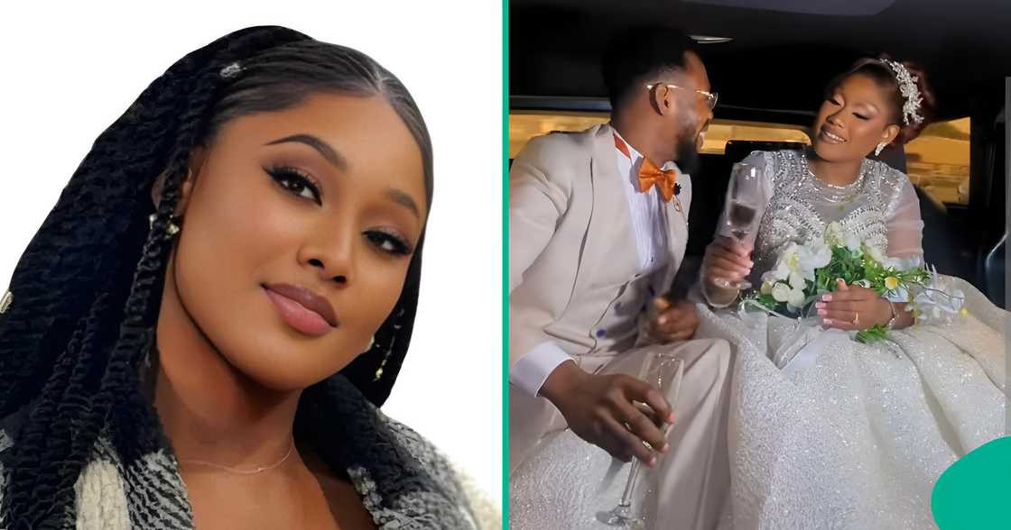 Lady who celebrated her wedding in UK posts cash gift she received.