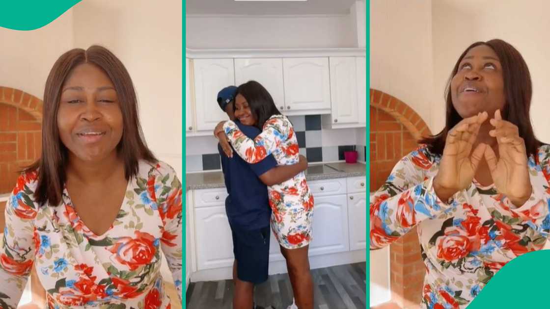 Nigerian lady shows her first house inthe UK