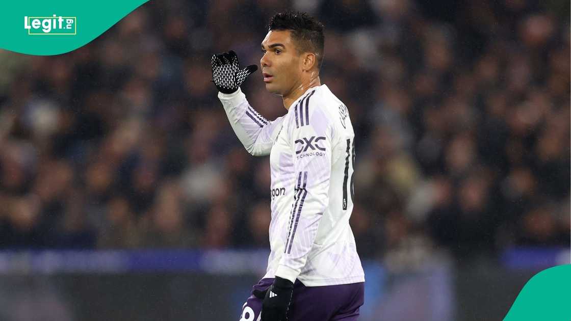 Casemiro, Premier League, West Ham United, Manchester United, London Stadium, United Kingdom.