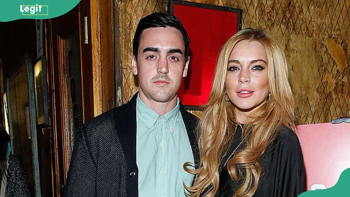 Michael Lohan Jr. and Lindsay Lohan at Pravda
