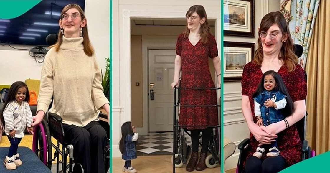 World's tallest and shortest women meet
Rumeysa Gelgi meets Jyoti Amge World's tallest and shortest women meet
Rumeysa Gelgi meets Jyoti Amge