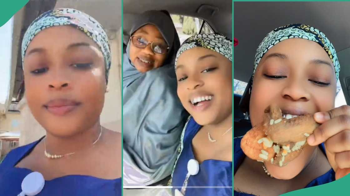 Nigerian ready gets a plate of rice from her mother. Nigerian ready gets a plate of rice from her mother.