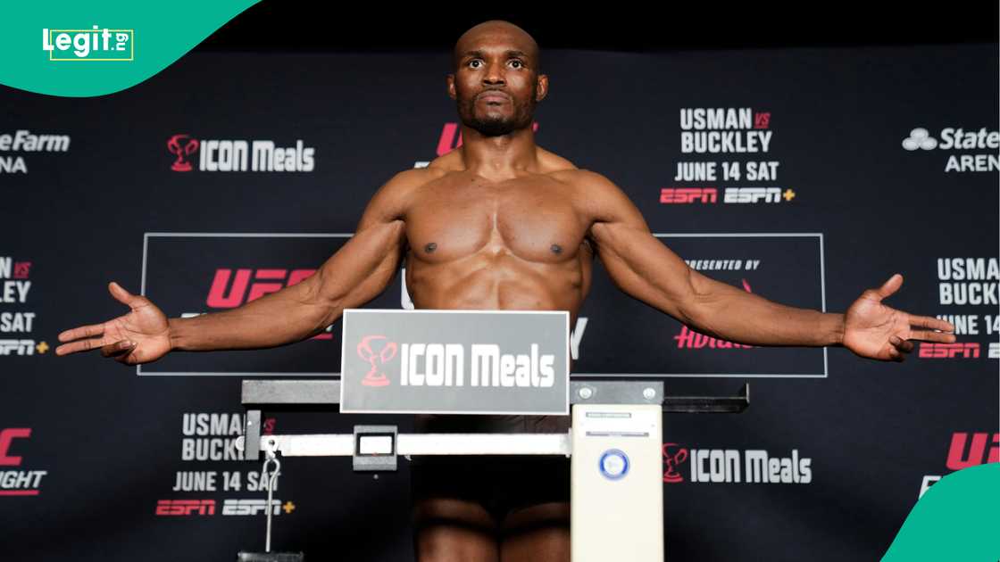 Kamaru Usman, State Farm Arena, Atlanta, Georgia, USA, UFC Atlanta. Kamaru Usman, State Farm Arena, Atlanta, Georgia, USA, UFC Atlanta.