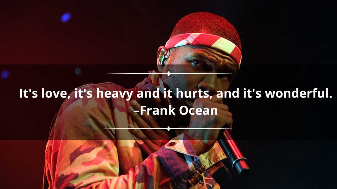 Frank Ocean Quotes about love