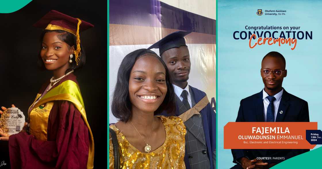 First class law graduate celebrates her brother who bagged 4.71 CGPA in Engineering from OAU First class law graduate celebrates her brother who bagged 4.71 CGPA in Engineering from OAU