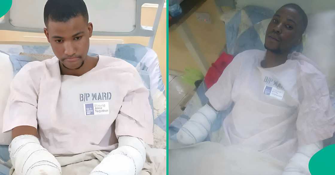 Tragedy as man loses both arms in mechanical accident 5 days after employment Tragedy as man loses both arms in mechanical accident 5 days after employment