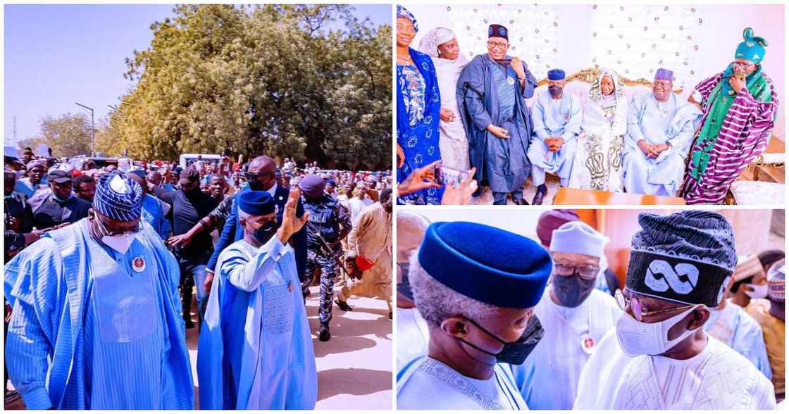 Osinbajo, Tinubu, APC governors storm wedding