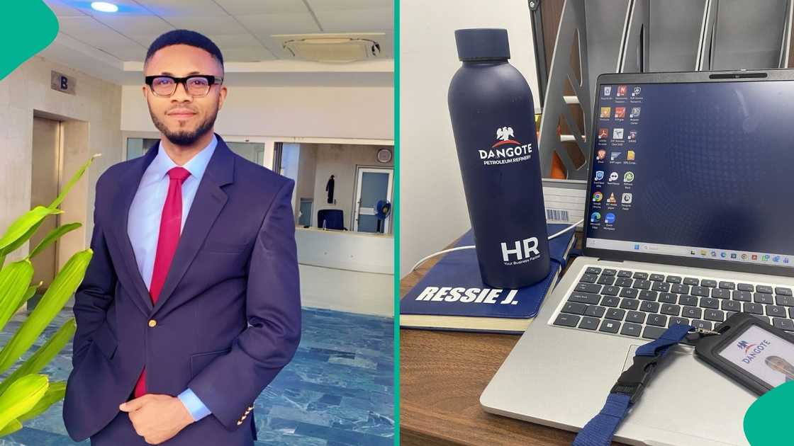 UNILAG graduate gets job at Dangote Petroleum and Petrochemicals, celebrates achievement online UNILAG graduate gets job at Dangote Petroleum and Petrochemicals, celebrates achievement online