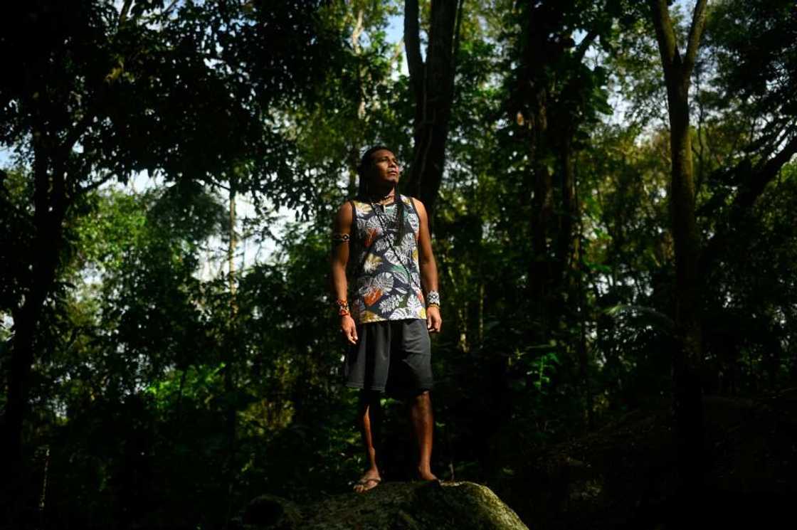 Vanderlei Weraxunu, a Guarani indigenous leader, is preparing to move with his community to a new home where they will at last have access to water Vanderlei Weraxunu, a Guarani indigenous leader, is preparing to move with his community to a new home where they will at last have access to water