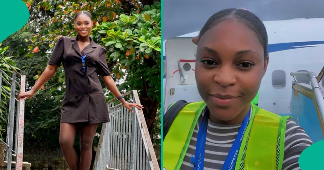 Air Peace hostess celebrates her company in viral video Air Peace hostess celebrates her company in viral video