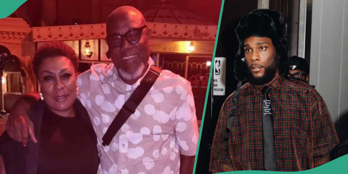 Burna Boy's dad excites fans. Burna Boy's dad excites fans.
