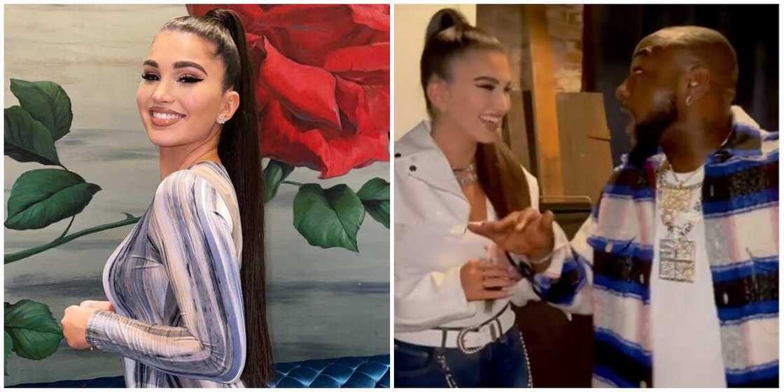 That's my Brother, US Singer Enisa Quickly Boxes Davido in Family Zone as Fan Suggest They May Date That's my Brother, US Singer Enisa Quickly Boxes Davido in Family Zone as Fan Suggest They May Date