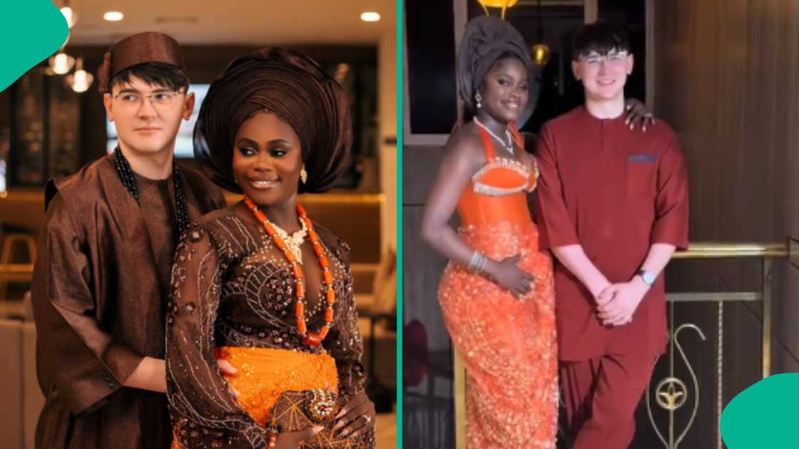 Lady weds young White man she met online, shares name of site where it all started Lady weds young White man she met online, shares name of site where it all started