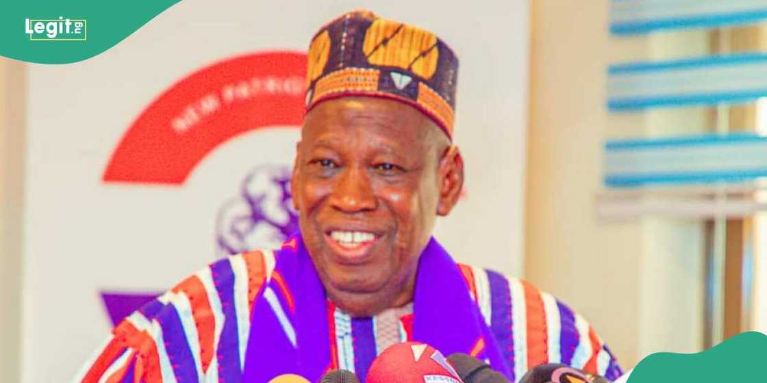 Shugaban APC na ƙasa, Ganduje. Shugaban APC na ƙasa, Ganduje.