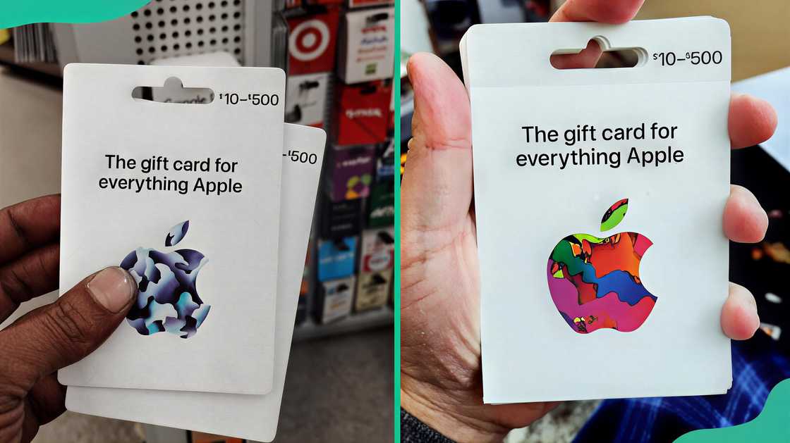 Samples of Apple Gift Cards