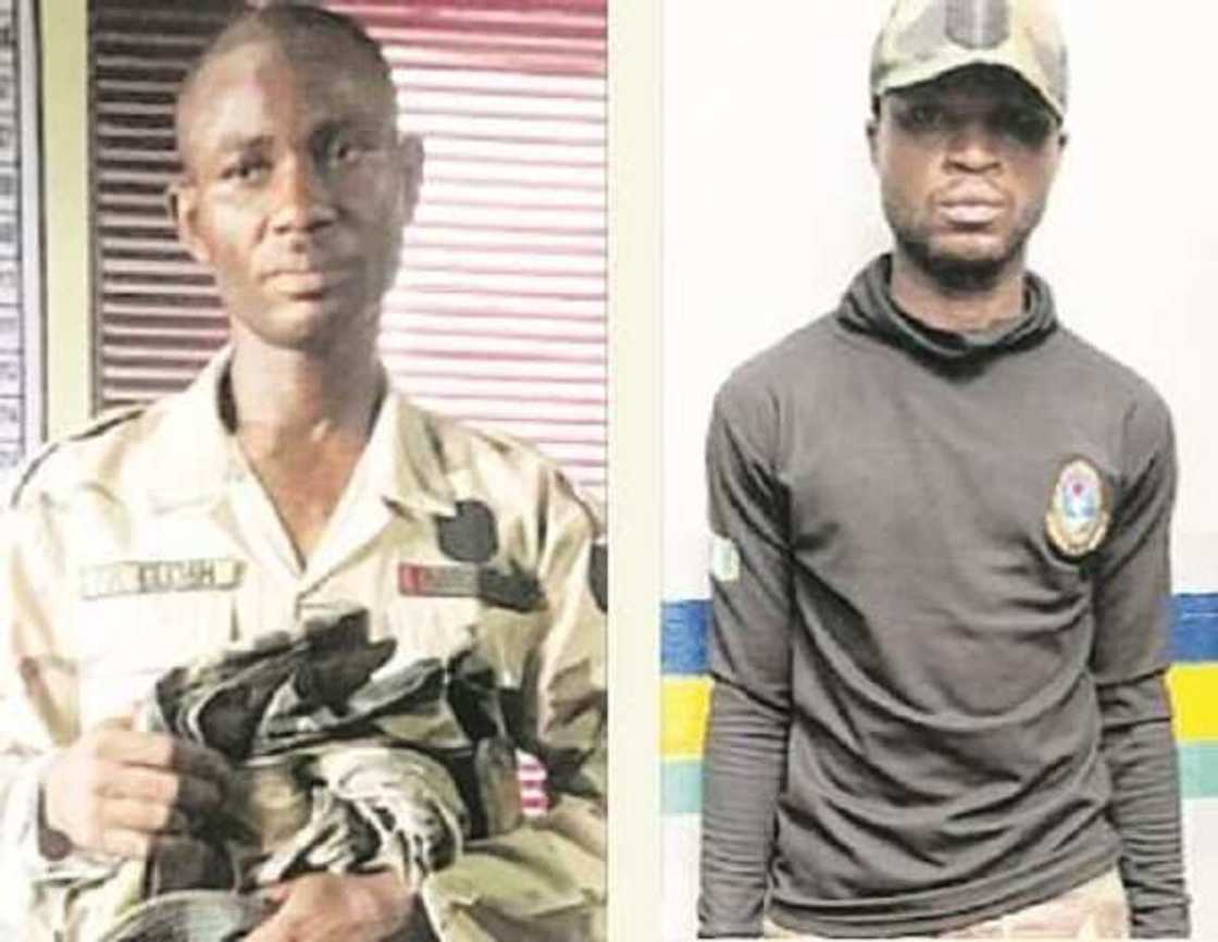 Sojojin bogi da su ka kashe kurtun dan sanda sun shiga hannu Sojojin bogi da su ka kashe kurtun dan sanda sun shiga hannu