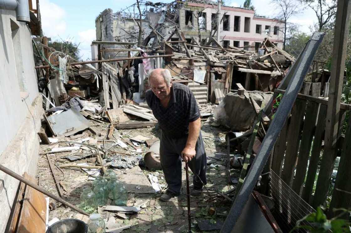 In Kramatorsk, a school that Ukrainian officials said was being used as a food aid storage point was struck In Kramatorsk, a school that Ukrainian officials said was being used as a food aid storage point was struck
