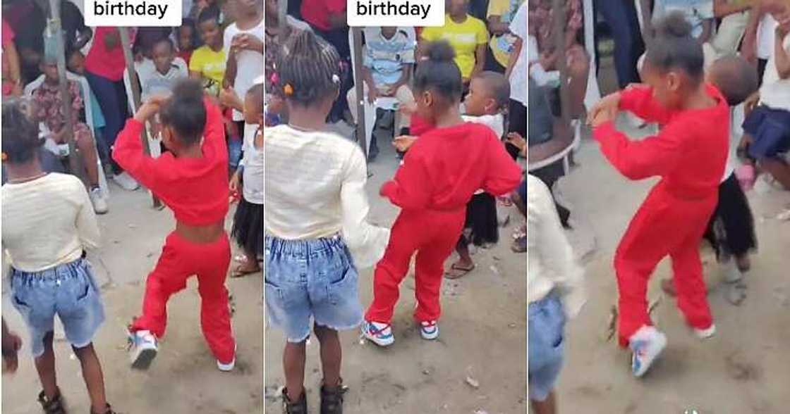 Little girls in dance competition, girl on red, fire moves Little girls in dance competition, girl on red, fire moves