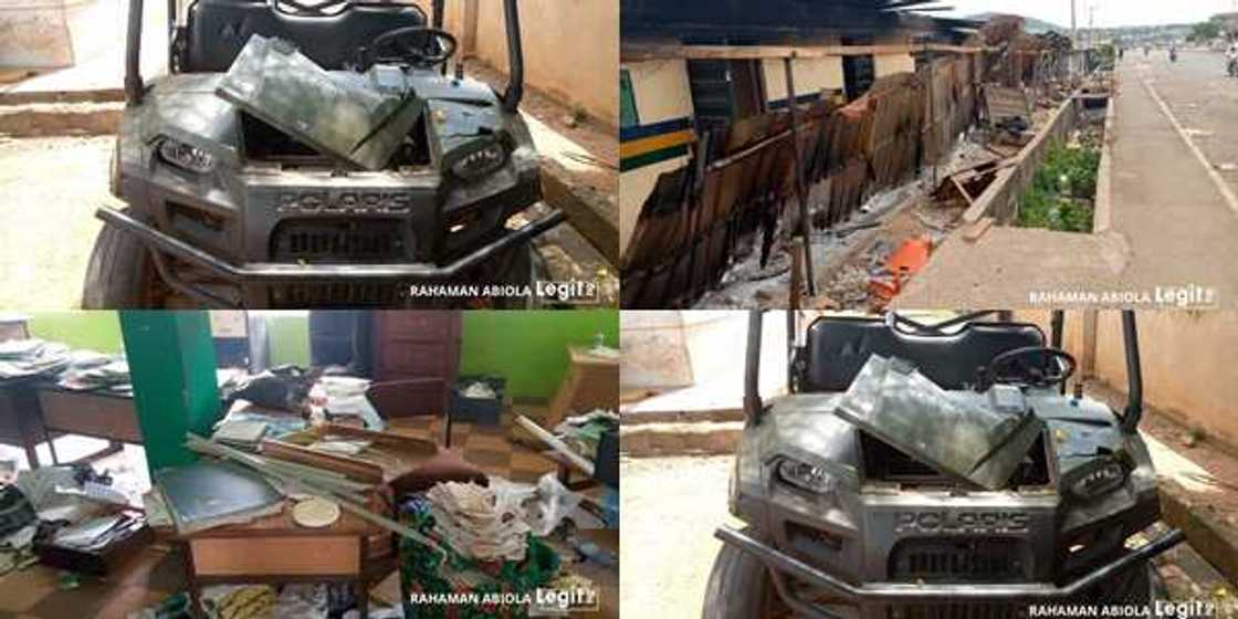 EndSARS: Bank, Custom base, VIO unit attacked as protest turns violent in Oyo EndSARS: Bank, Custom base, VIO unit attacked as protest turns violent in Oyo