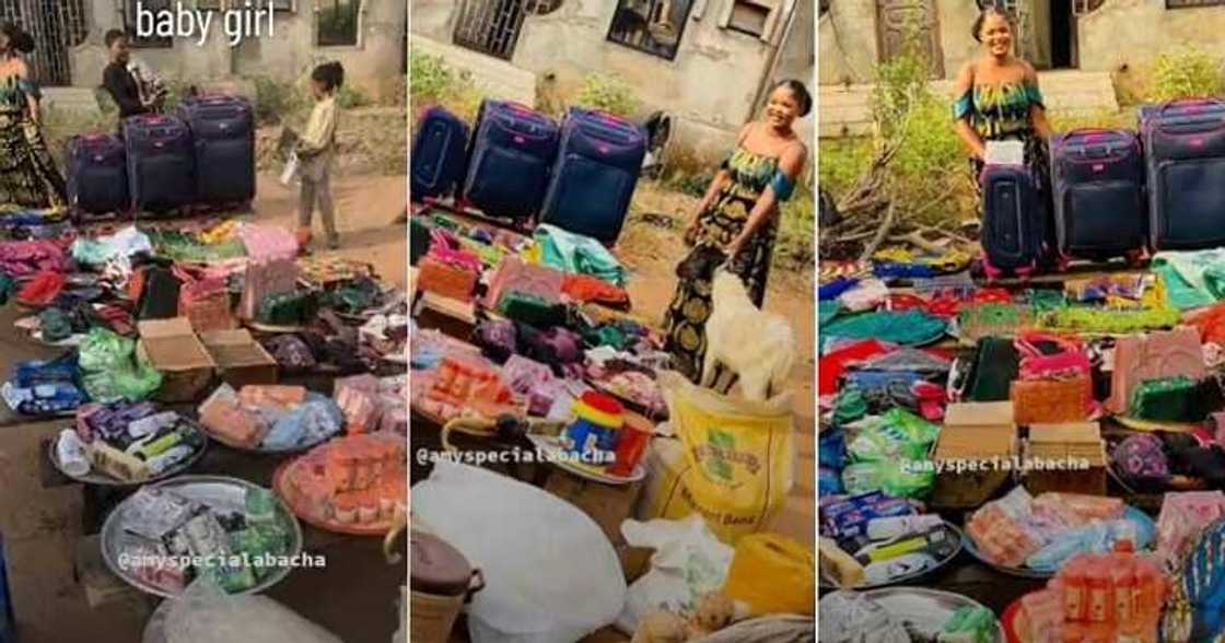 Lady shows off bride price Lady shows off bride price