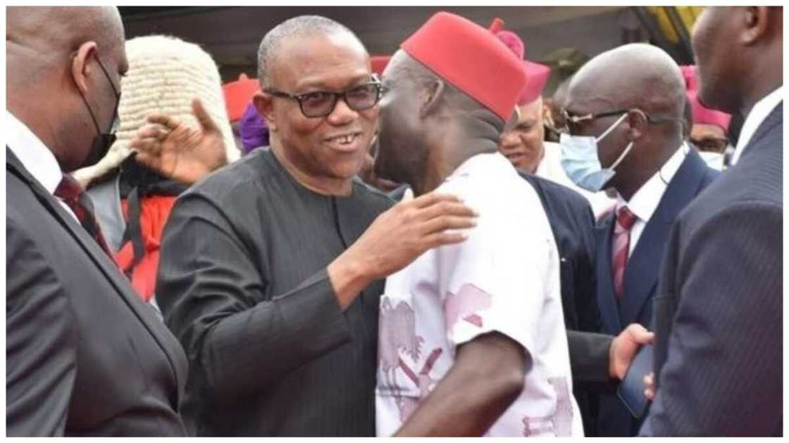 Peter Obi supporters descend on Soludo Peter Obi supporters descend on Soludo