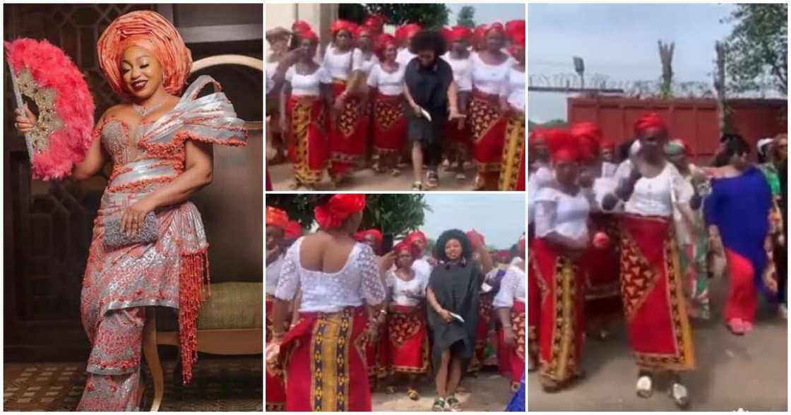 Rita Dominic, Anambra state, husband's family compund, lie a queen Rita Dominic, Anambra state, husband's family compund, lie a queen