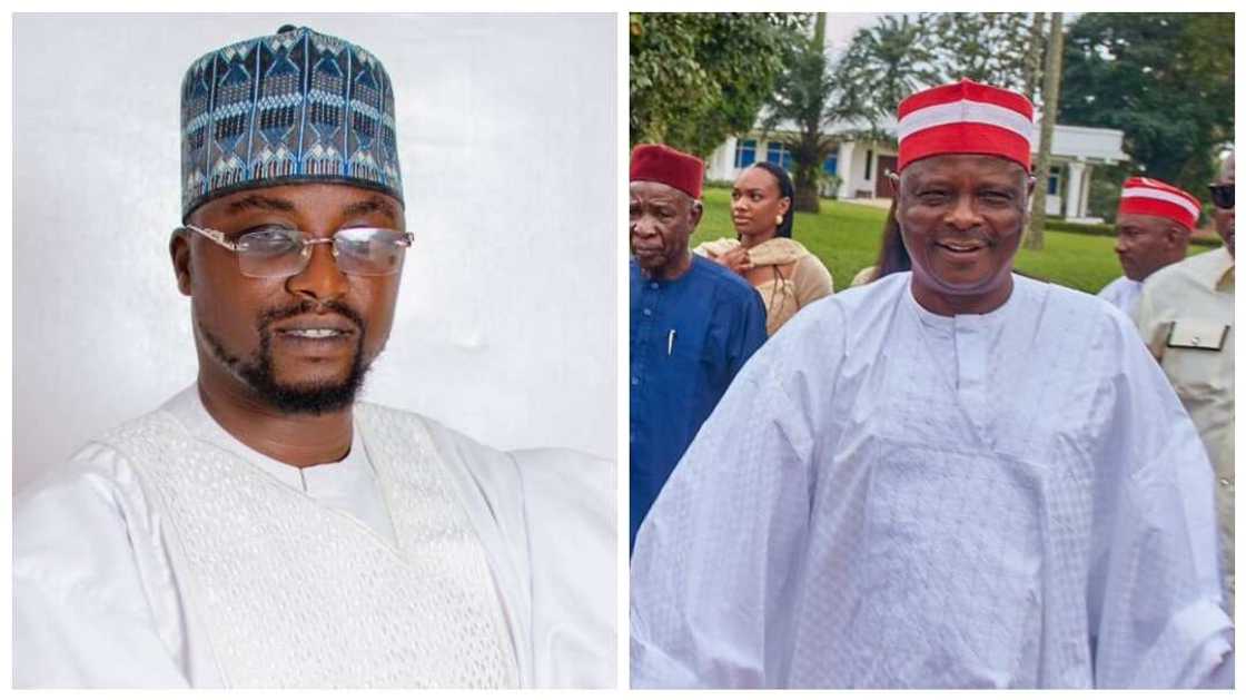 Sabon shugaban NNPP da Kwankwaso. Sabon shugaban NNPP da Kwankwaso.