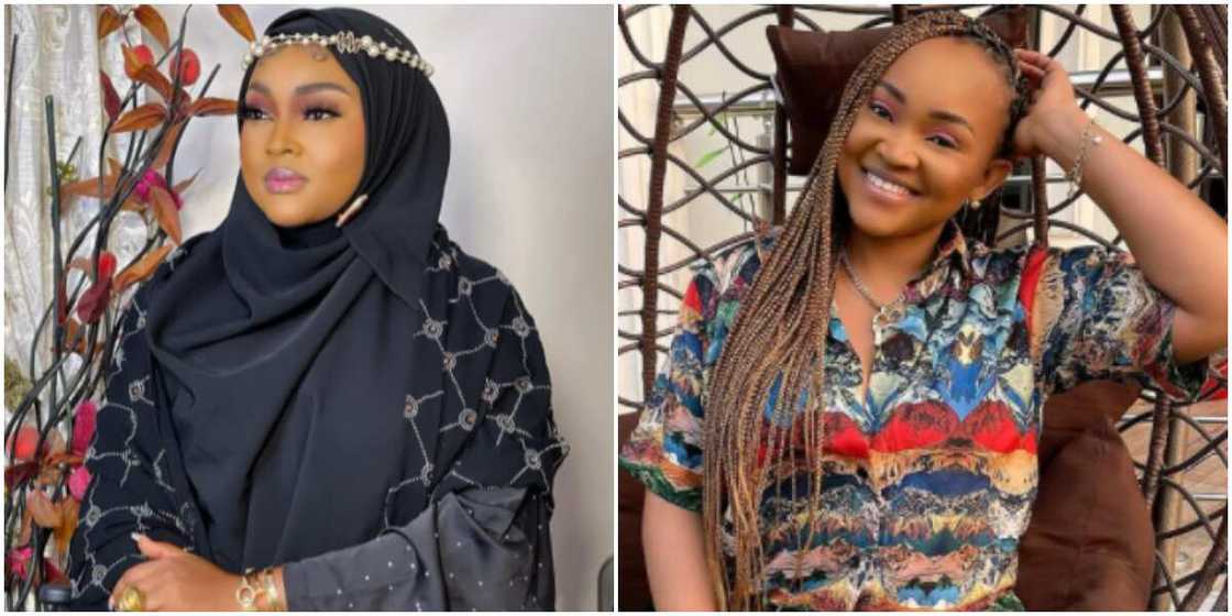 Alhaja Mercy: Fans Gush Over Stunning Photo of Actress Mercy Aigbe as She Rocks Beautiful Abaya and Veil Alhaja Mercy: Fans Gush Over Stunning Photo of Actress Mercy Aigbe as She Rocks Beautiful Abaya and Veil
