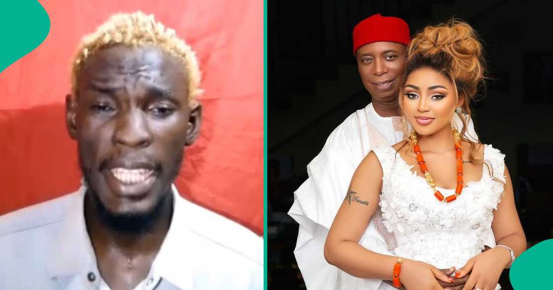 Man reportedly detained by the Nigerian police after petition from Regina Daniels' husband. Man reportedly detained by the Nigerian police after petition from Regina Daniels' husband.
