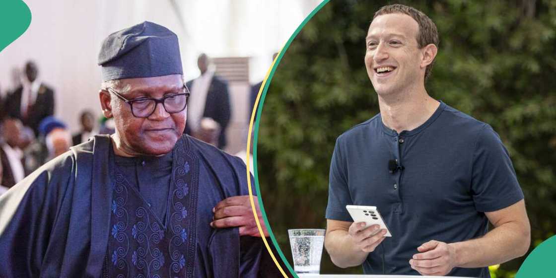 Dangote, Zuckerberg