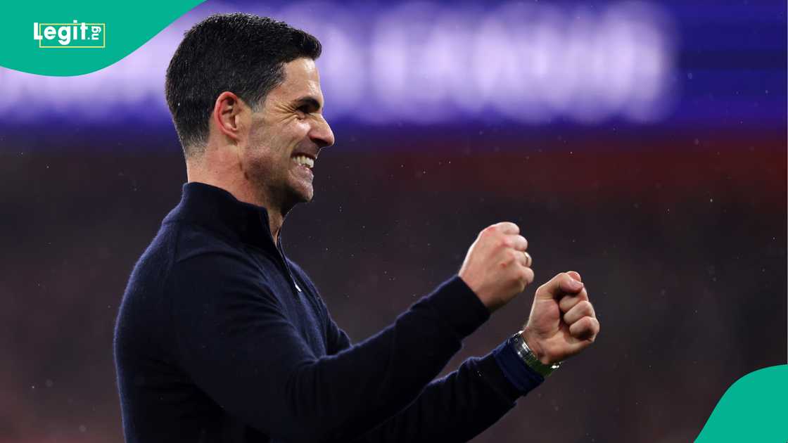 Mikel Arteta, Arsenal, Emirates Stadium, London, UEFA Champions League.