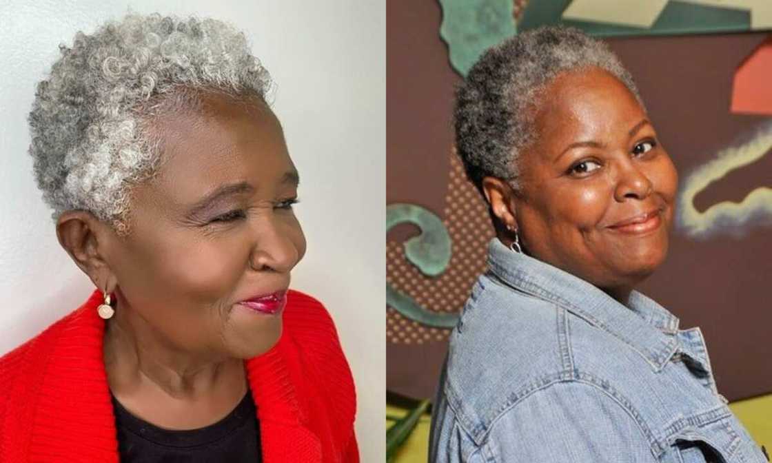 short haircuts for older women