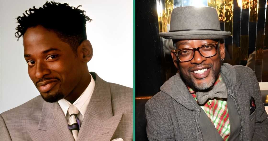 Terrence Carson in a brown suit against a white background. Terrence Carson in a brown suit against a white background.
