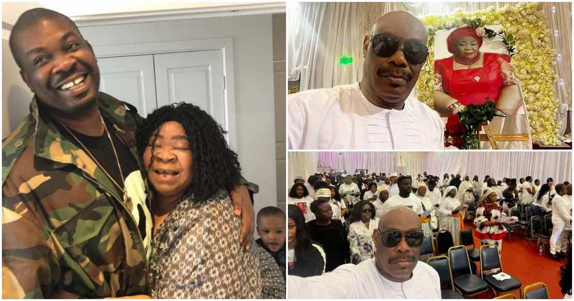 Don Jazzy, mother, song of service