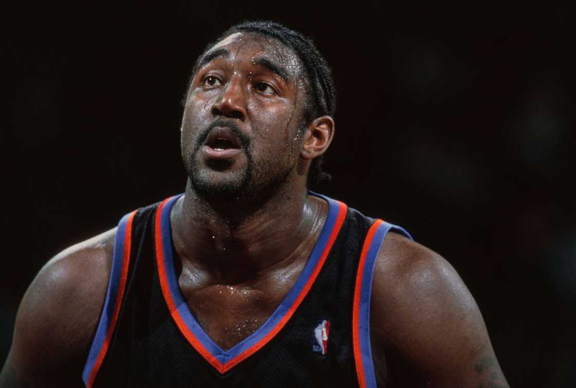 Robert Traylor looking on during the NBA Pacific Division basketball game against the Golden State Warriors