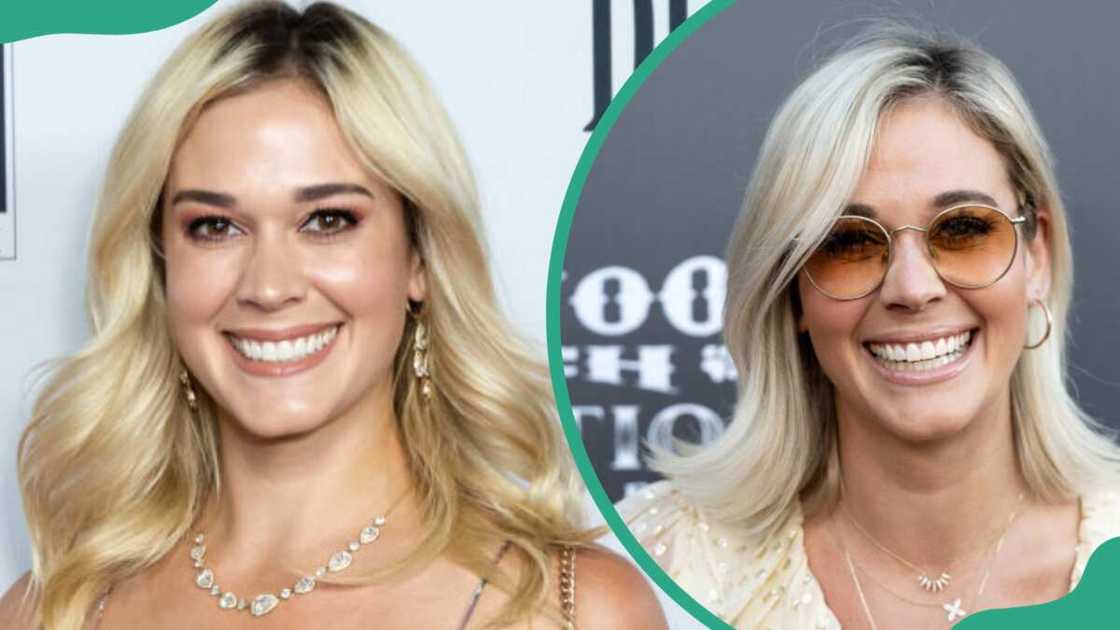 Lauren Compton at a film event (L). The actress at the Eastwood Ranch Foundation (R). Lauren Compton at a film event (L). The actress at the Eastwood Ranch Foundation (R).
